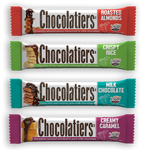 Load image into Gallery viewer, Chocolatiers 1.3oz Fundraising 60 Count Carrier Box (Pack of 4)