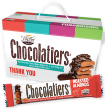 Load image into Gallery viewer, Chocolatiers 1.3oz Fundraising 60 Count Carrier Box (Pack of 4)
